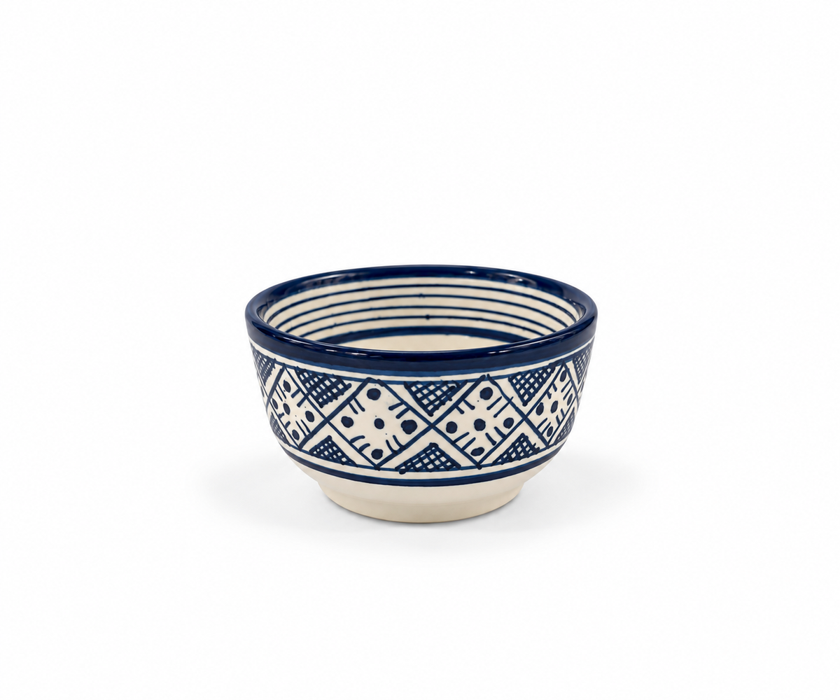 Kasbah Artisan Moroccan Handcrafted Table Ceramic Bowl - M72