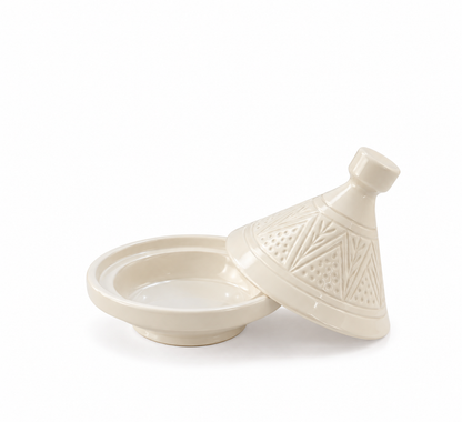 Handcrafted Moroccan Ceramic Mini Tagine Dish - M66