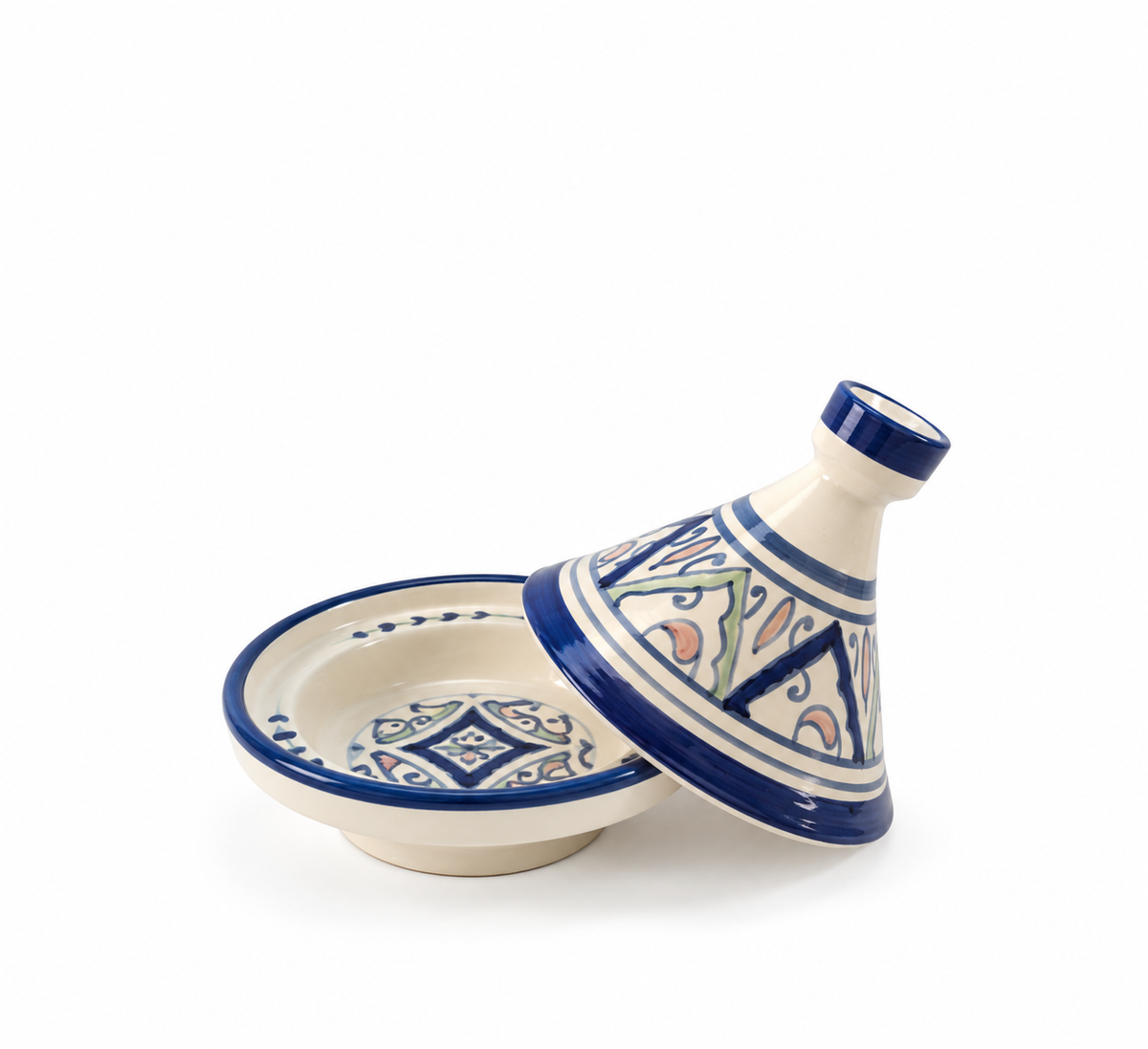 Handcrafted Moroccan Ceramic Mini Tagine Dish - M66