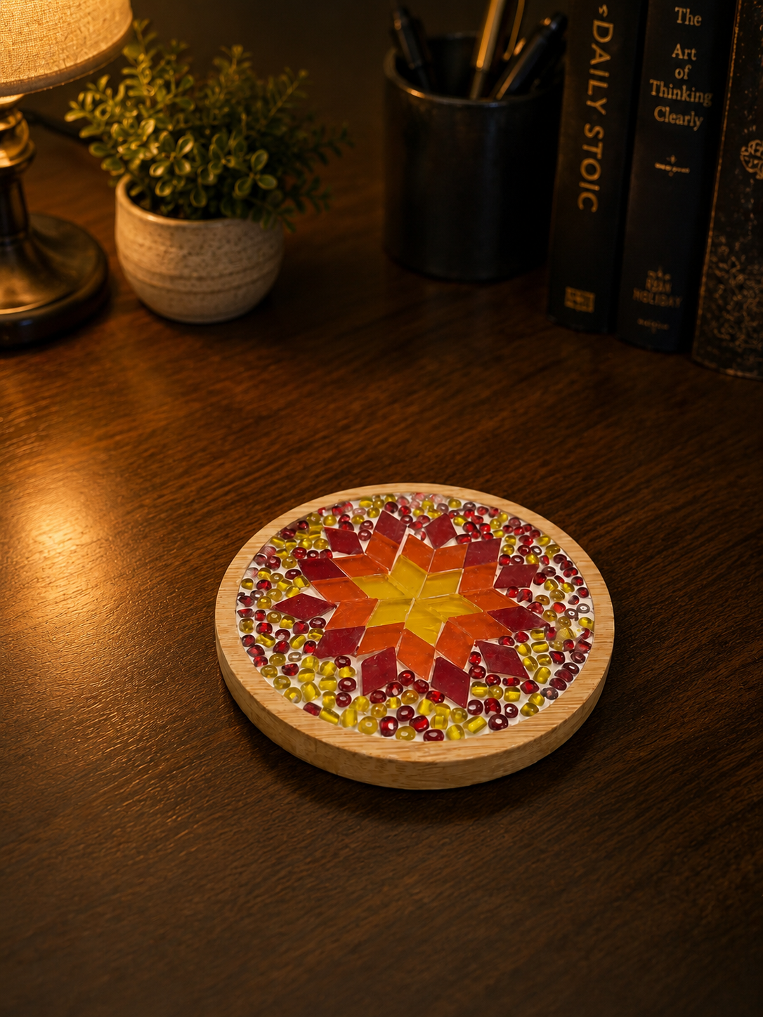 Sultan’s Star Mosaic Coaster Collection -1001 (9.5cm)