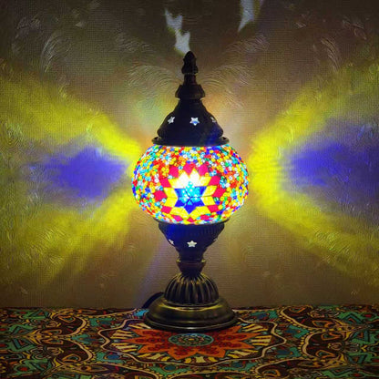 Turkish Table Mosaic Lamp - 3303-1T