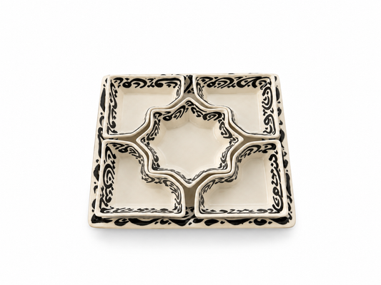 Casablanca Arabesque Handcrafted 5-Piece Serving Set - M59