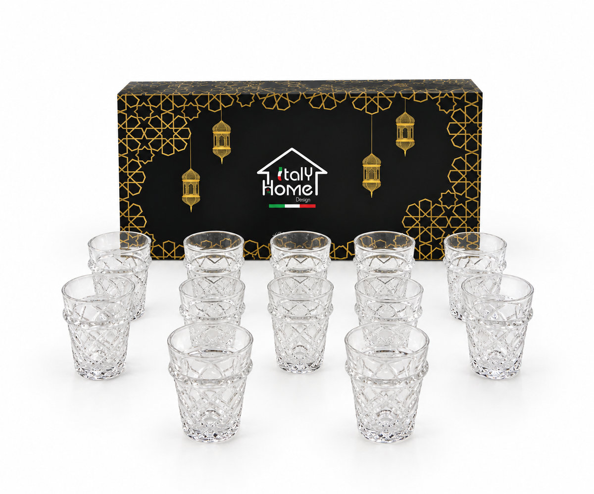 Aurevelle Moroccan Tea Glass 12pcs Set - M159