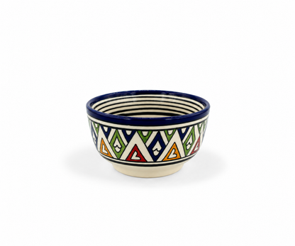 Kasbah Artisan Moroccan Handcrafted Table Ceramic Bowl - M72