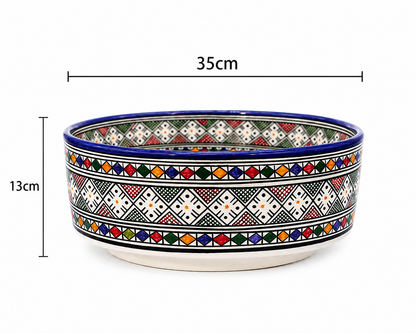 Atlas Mosaic Moroccan Handcrafted Ceramic Basin - M36