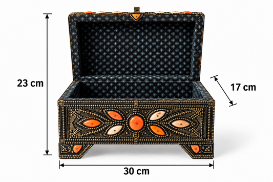 Coralith Ember Blossom Antique Chest