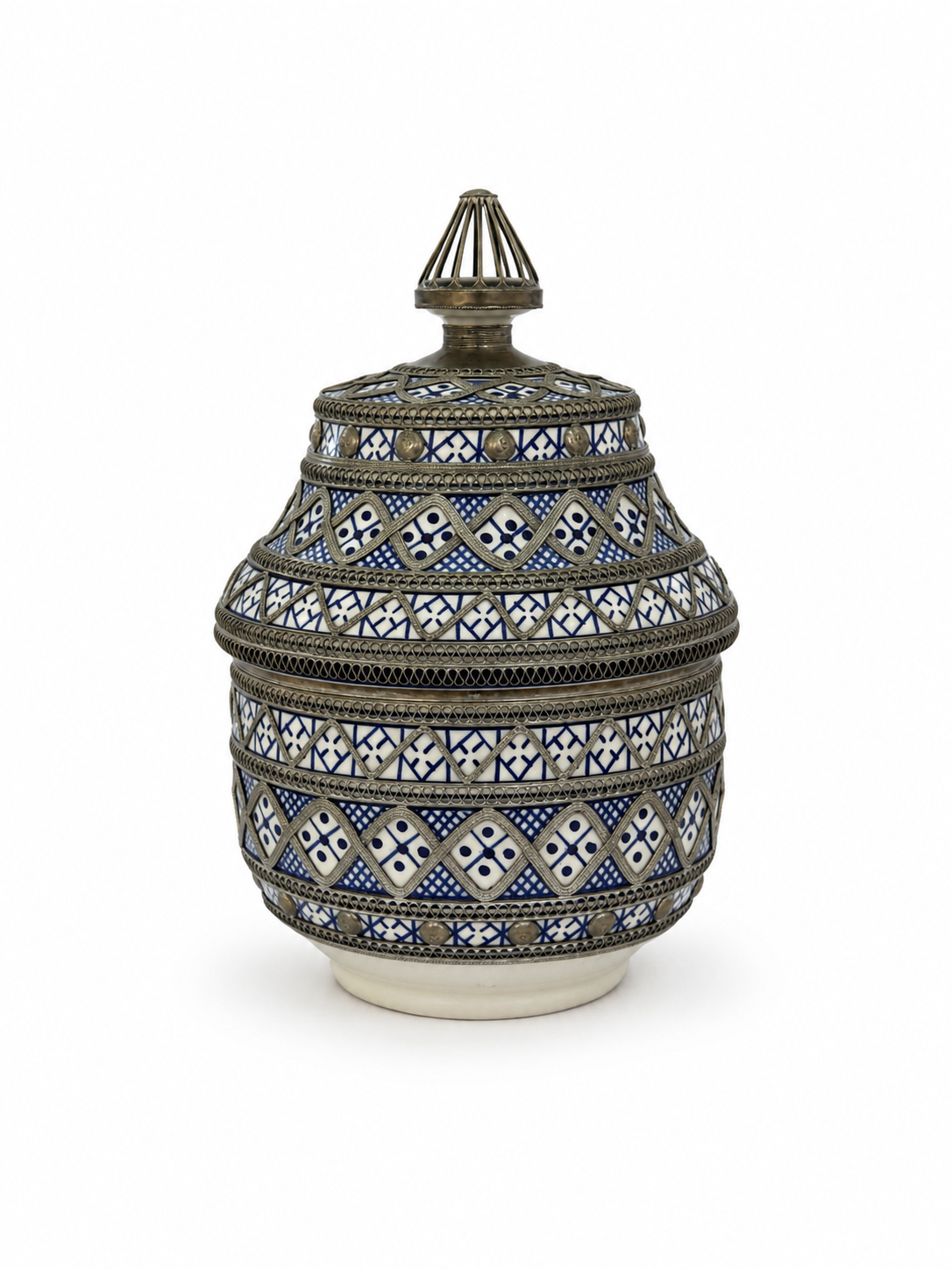 Alhambra Moroccan Treasure Jar - M145 (04)
