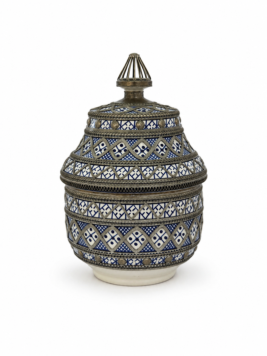 Alhambra Moroccan Treasure Jar - M145 (04)