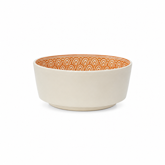 Sahara Arc Artisan-Moroccan Ceramic Basin - M37