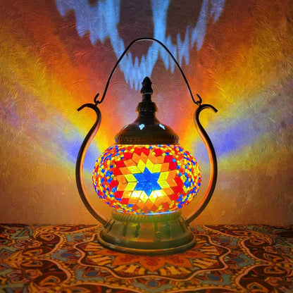 Elegant Turkish Mosaic Lantern - 2122-1T