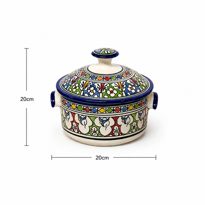 Handcrafted Ceramic Casserole Pot - M69 (01)