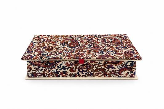 Persian Bloom Termeh Treasure Box - (18x26cm)