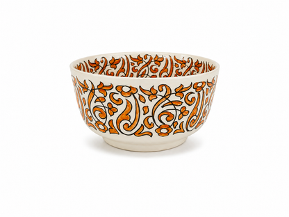 Traditional Hand-Painted Ceramic Bowl Artisan Decorative Serving Dish - M1 (14)