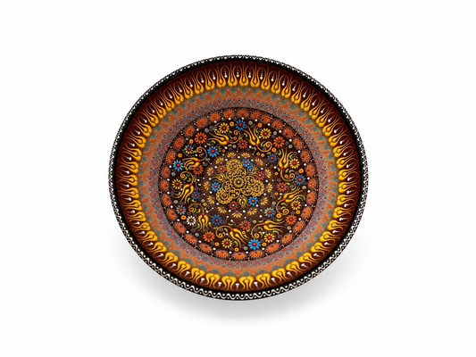 Ember Bloom Artisan Ceramic Handcrafted Bowl - Z122