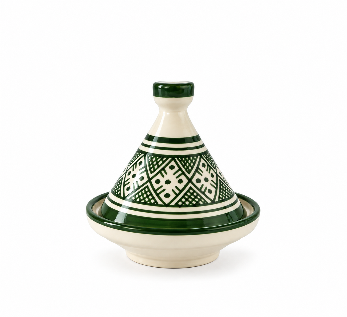 Handcrafted Moroccan Ceramic Mini Tagine Dish - M66