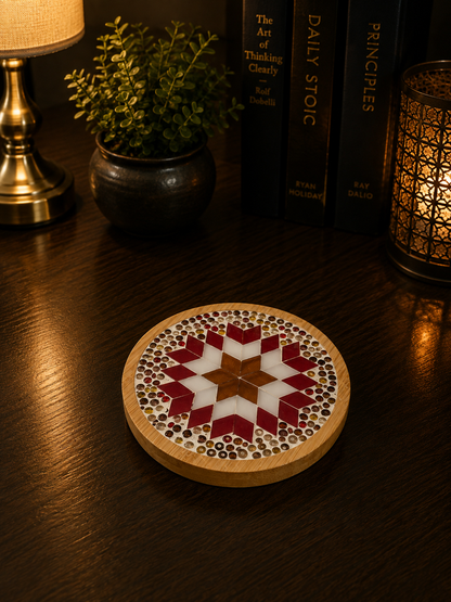 Sultan’s Star Mosaic Coaster Collection -1001 (9.5cm)