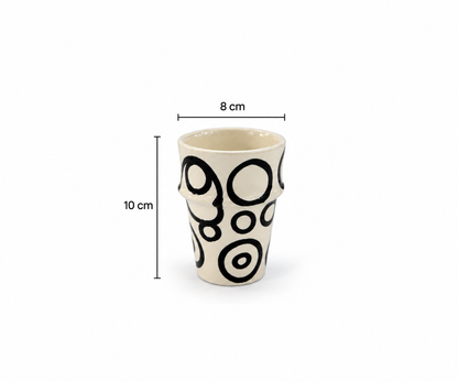 Nomad Heritage Handcrafted Ceramic Pottery Tea Cup - M73