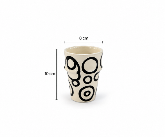 Nomad Heritage Handcrafted Ceramic Pottery Tea Cup - M73