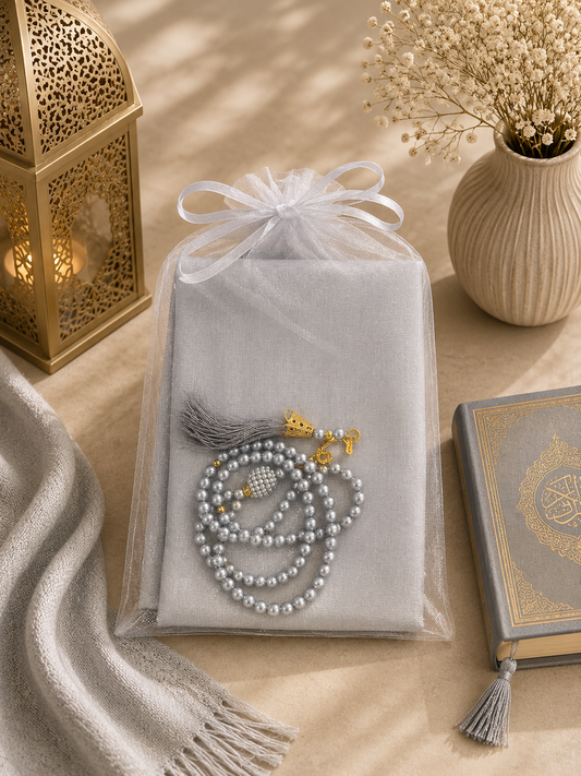 Eternal Grace Hijab & Tasbih Set -1106-
