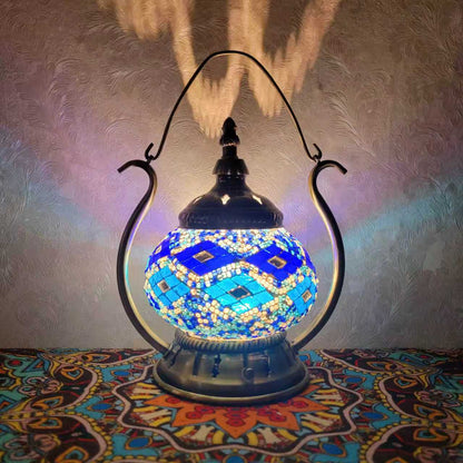 Elegant Turkish Mosaic Lantern - 2122-1T