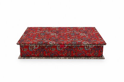 Ruby Mirage Keepsake Termeh Treasure Box - (22x32cm)