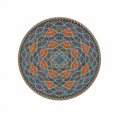 Orlisse Arabesque Reverie Moroccan Decorative Plate - (50cm)
