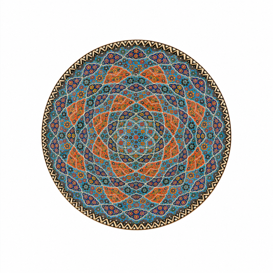 Orlisse Arabesque Reverie Moroccan Decorative Plate - (50cm)