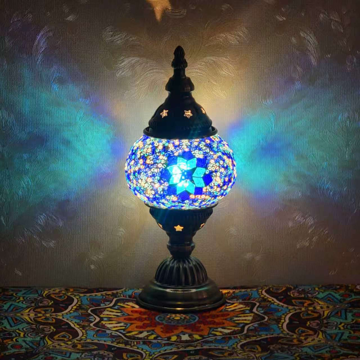 Turkish Table Mosaic Lamp - 3303-1T
