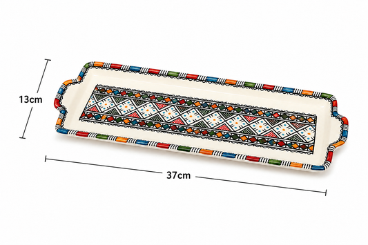 Medina Mosaic Ceramic Serving Tray Decorative Platter - M14