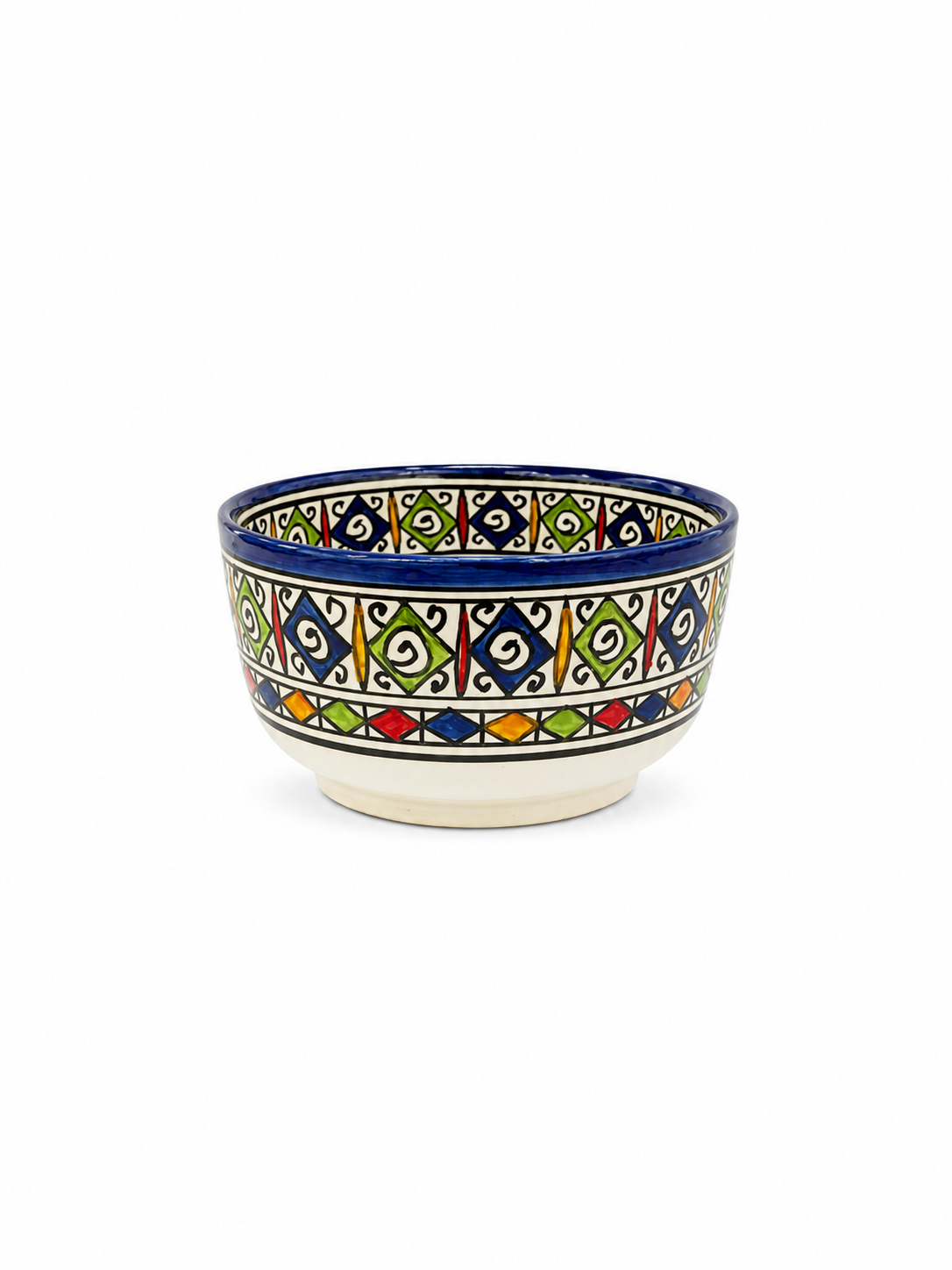 Premium Handcrafted Ceramic Bowl – Elegant Artisan Pottery for Dining & Décor - M2 (4)