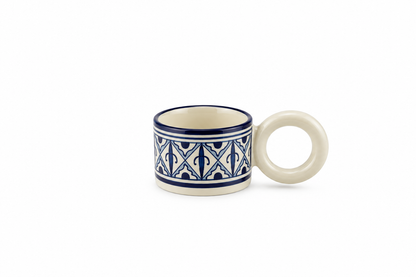 Cedra Artisan Ring Handle Handmade Mug - M17
