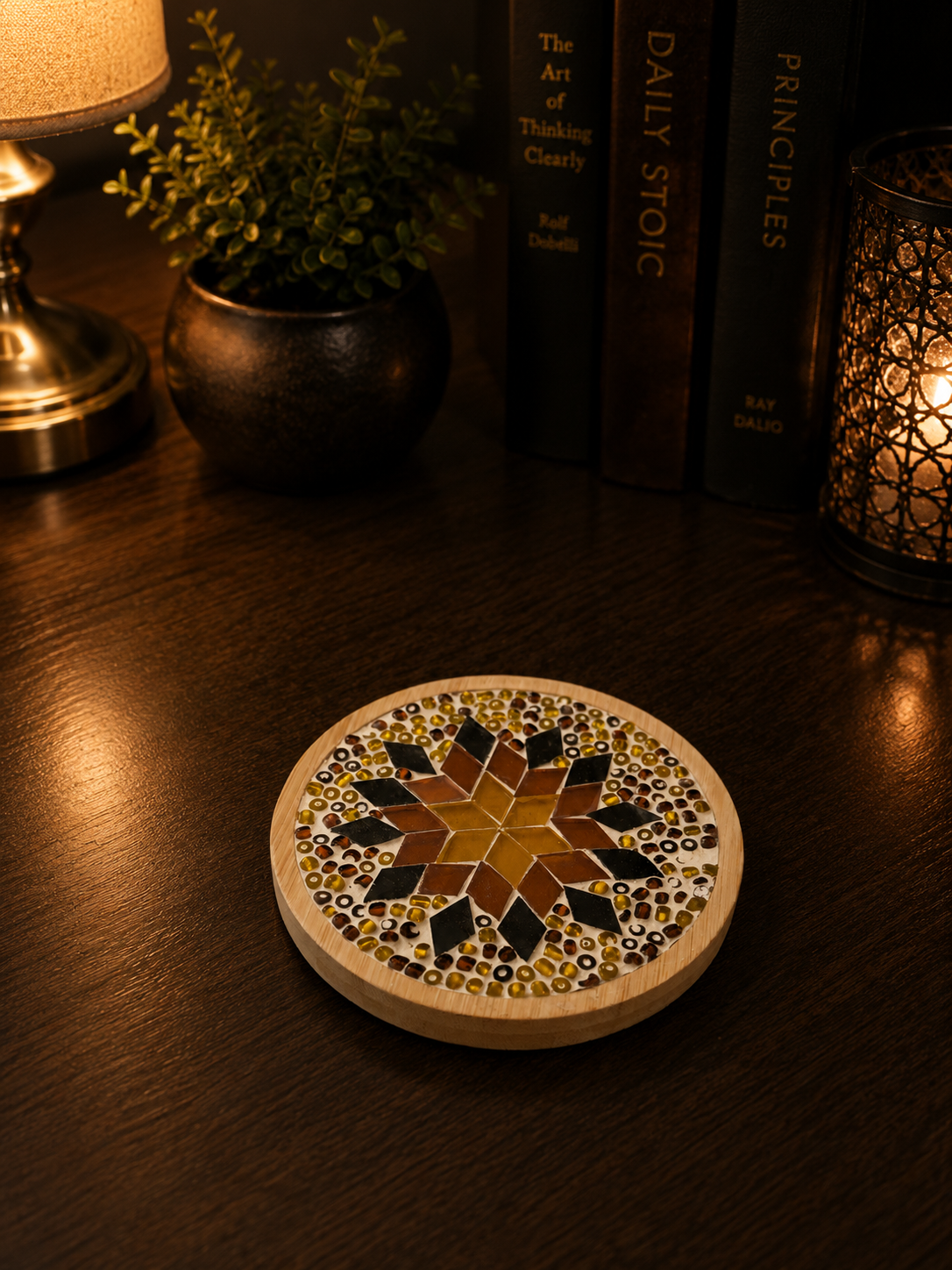 Sultan’s Star Mosaic Coaster Collection -1001 (9.5cm)