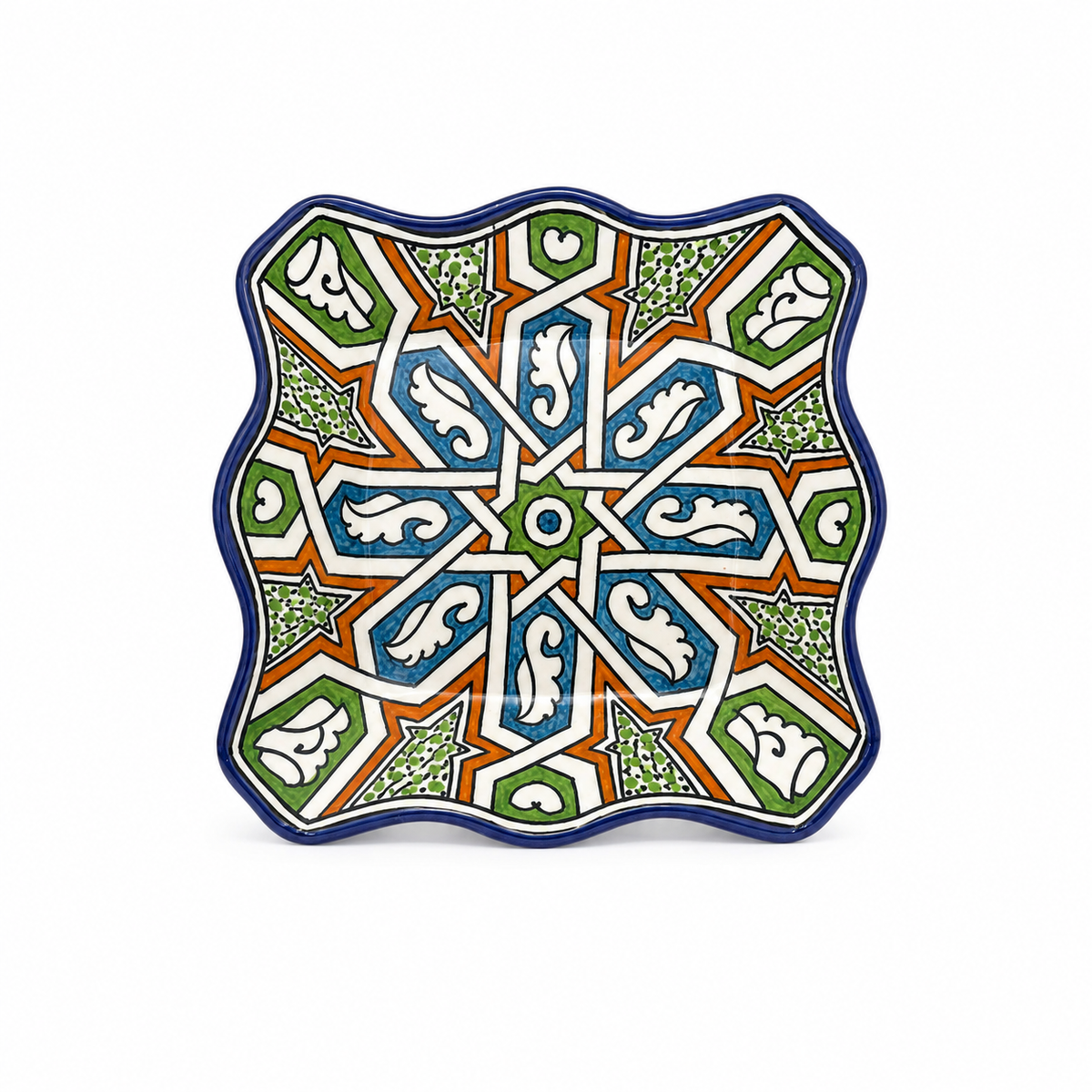 Moroccan Mosaic Mirage Square Ceramic Dish 20cm - M61