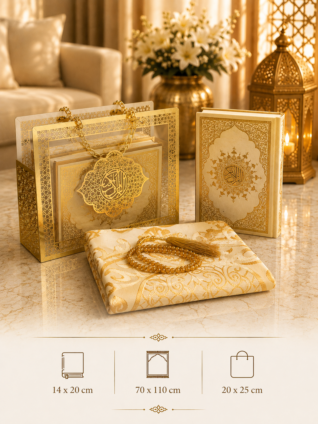 Noor Al Hadi Luxury Prayer Gift Set -0523-