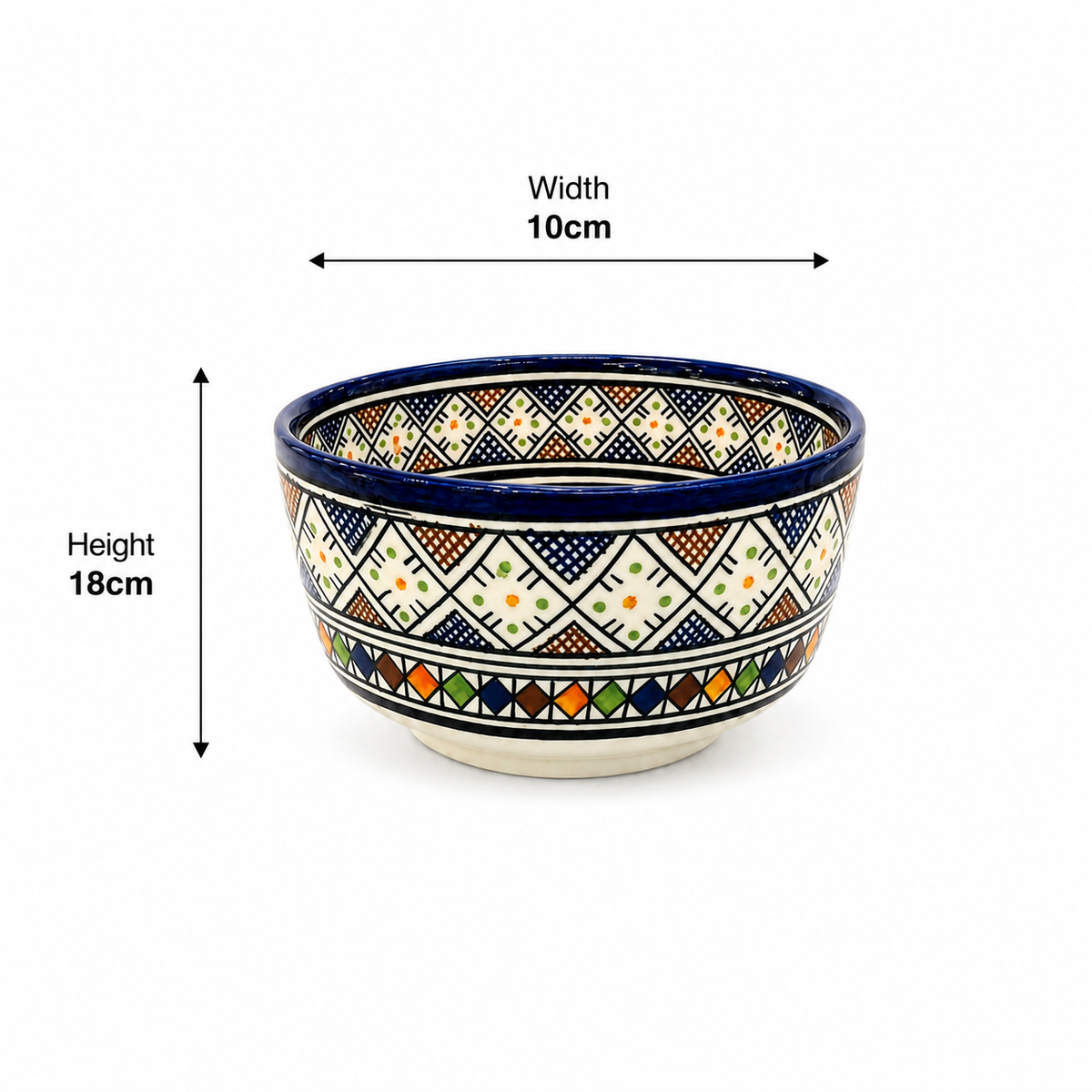 Premium Handcrafted Ceramic Bowl – Elegant Artisan Pottery for Dining & Décor - M2 (12)
