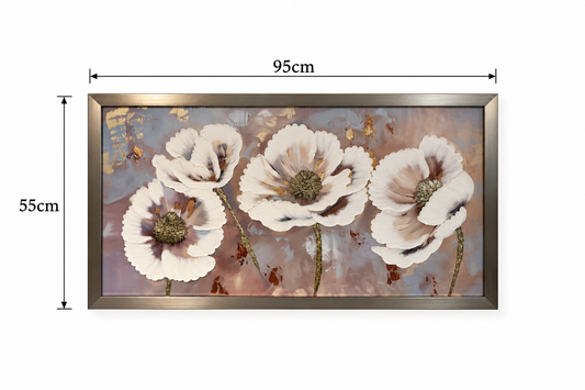 Lumière Botanique Decorative Wall Art Frame - (55x95cm)
