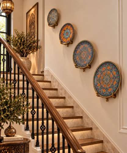 Orlisse Arabesque Reverie Moroccan Decorative Plate - (50cm)