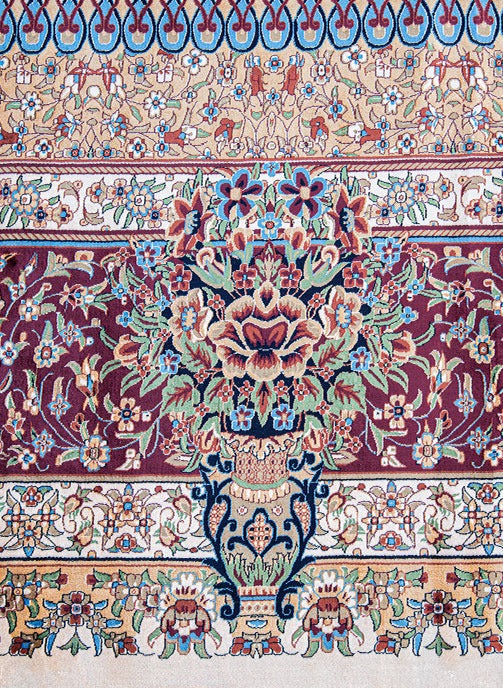 Share:        Silk Iranian Carpet 3*4 - SB002