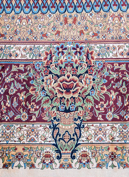 Share:        Silk Iranian Carpet 3*4 - SB002