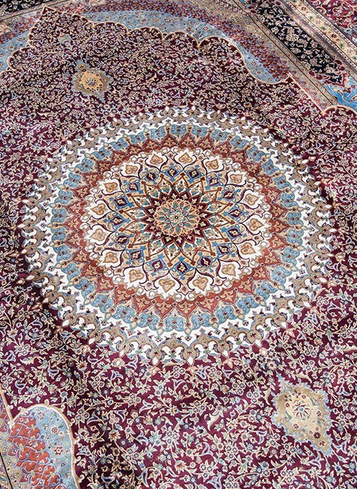 Silk Iranian Carpet 3*4 - SB011
