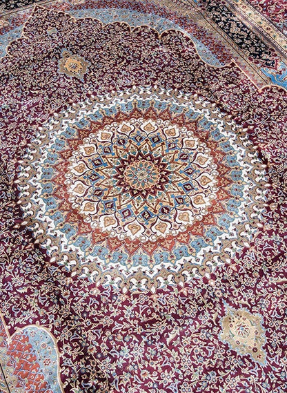 Silk Iranian Carpet 3*4 - SB011