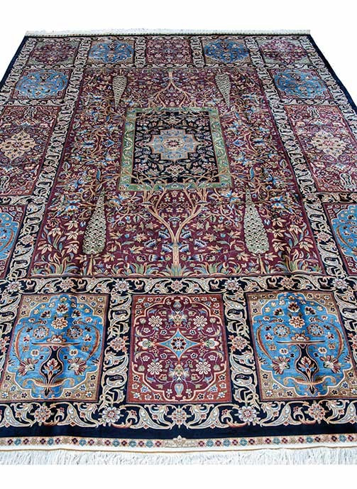 Silk Iranian Carpet 3*4 - SB016