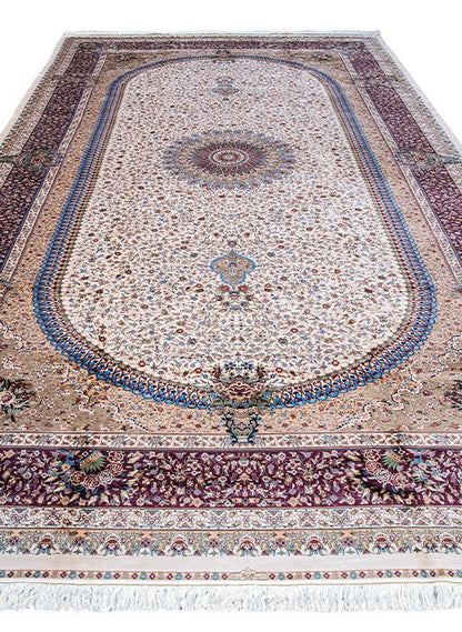 Share:        Silk Iranian Carpet 3*4 - SB002
