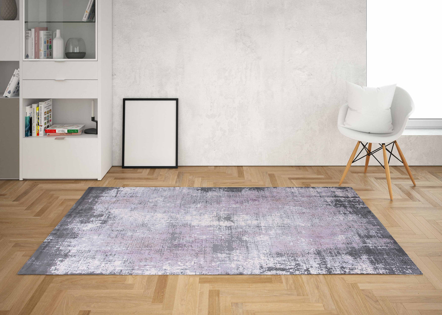 SILVER BLUSH MODERN CARPET