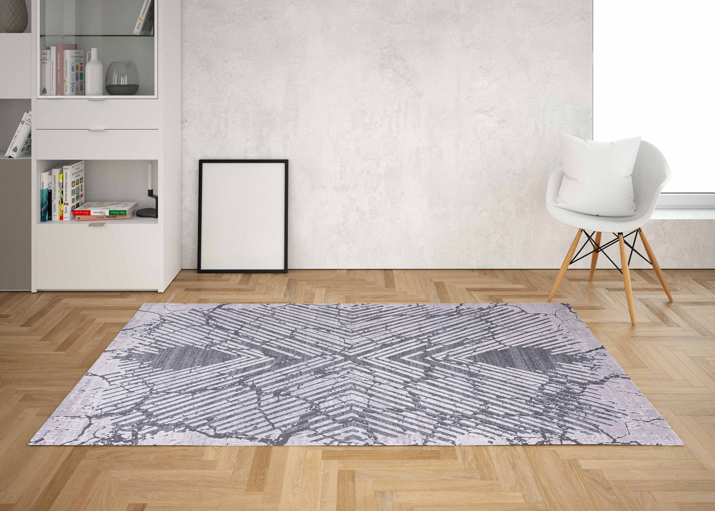 Linear Fusion Modern Carpet