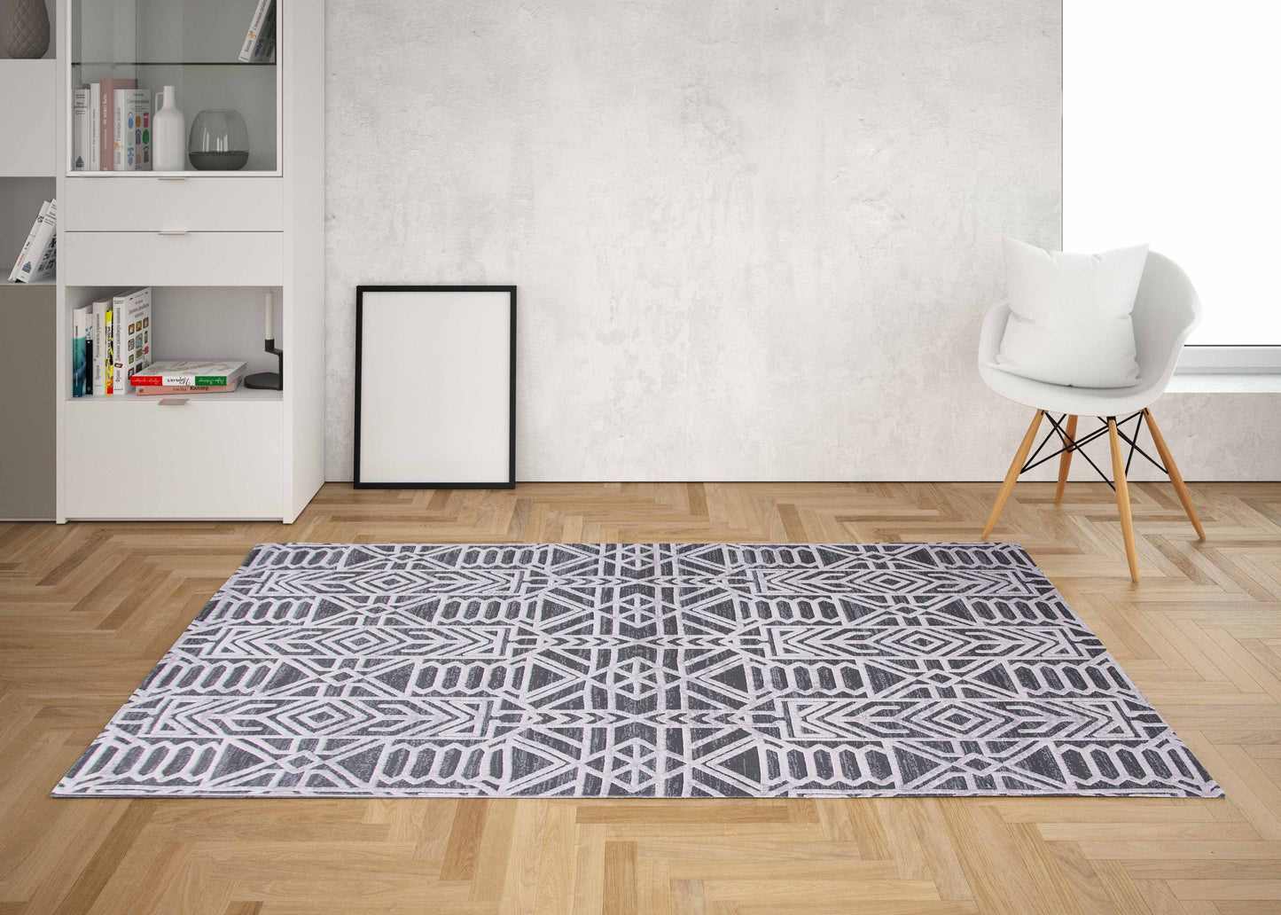 Geometric Motion Modern Carpet