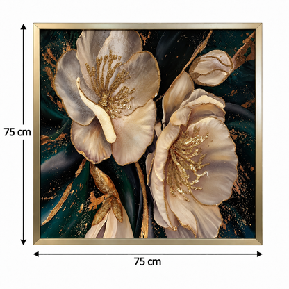 Emerald Blossom 3-in-1  Wall Art Frame