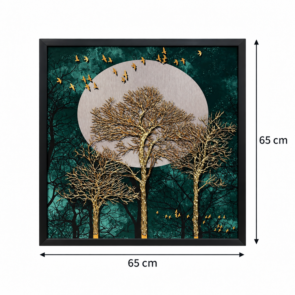 Emerald Forest Deer 3-in-1 Wall Art Frame