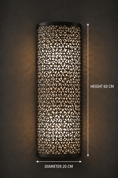 Anatolian Bloom Cylinder Wall Light