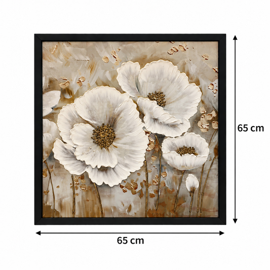 Ivory Bloom Harmony 3-in-1 Wall Art Frame